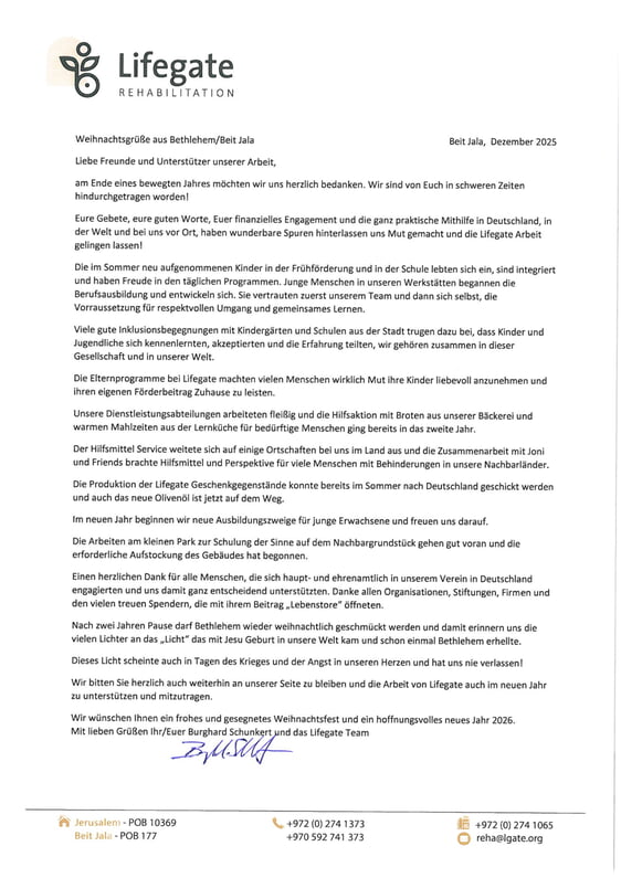 Weihnachtsgr&uuml;&szlig;e 2025