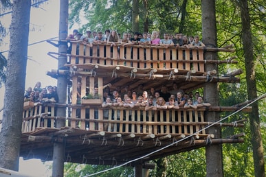 Baumhauscamp im Odenwald