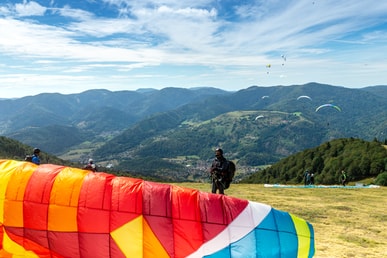 Saison­auftakt­fliegen in den Vogesen