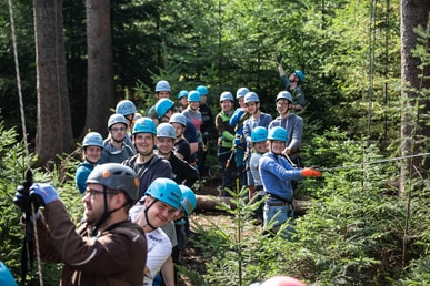 Baumhauscamp im Odenwald