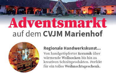 Der Adventsmarkt sucht (Kunst)Handwerker!