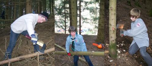 Holz hacken