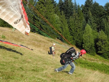 Gleitschirmfliegen