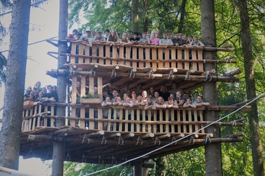 Baumhaus-Abbaucamp im Odenwald
