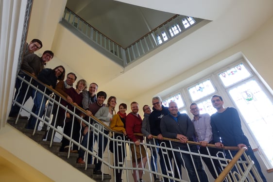 von l. n. r.: Jonathan Grimm, Georg Rühle, Sybille Wüst, Matthias Zeller, Damaris Märte, Albrecht Röther, Kai Günther, Kathrin Husser, Christa Müller, Hendrik Schneider, Damaris Dietelbach, Ralf Zimmermann, Robin Zapf, Matthias Kerschbaum, Jochen Stähle nicht abgebildet: Annika Völker, Simon Trzeciak