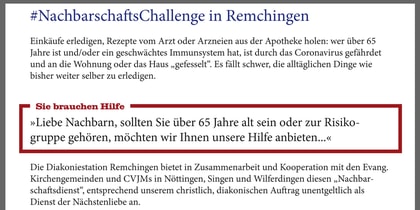 Nachbarschaft-Challenge