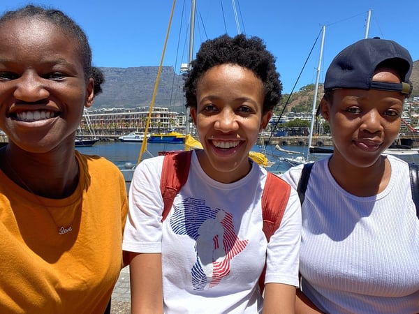 Jackie, Lerato und Tshepiso in ihrer ersten Woche in Kapstadt 