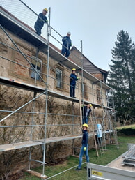 Bau-Tage im Schloss