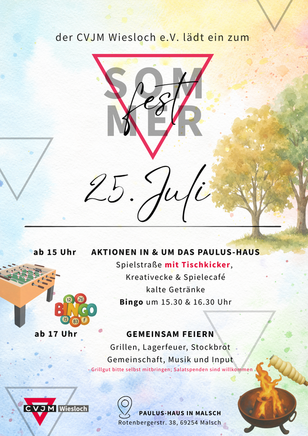 Einladung Sommerfest