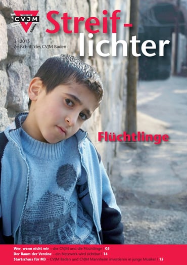 Streiflichter 3-2015 zum Thema "Flüchtlinge" als PDF zum download